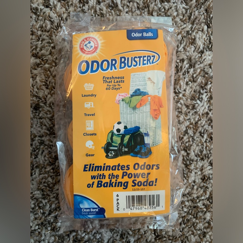 Arm & Hammer Odor Busterz Balls - 6pk Clean Burst Fresh Scent Air Freshener
